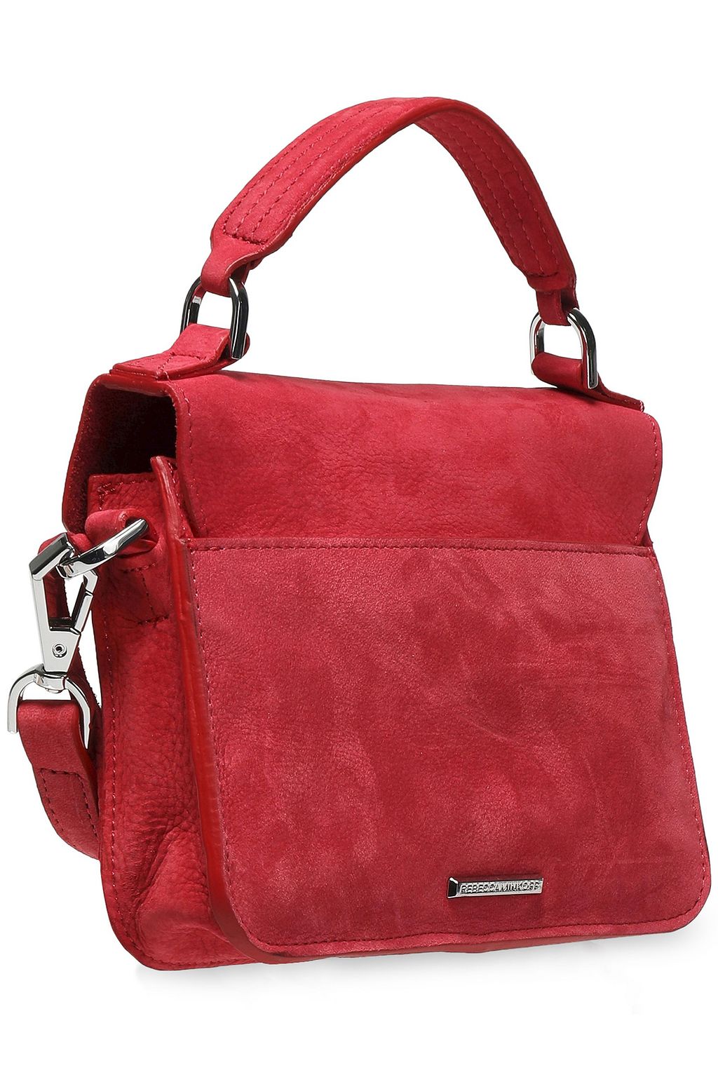 REBECCA MINKOFF Tasseled suede shoulder bag