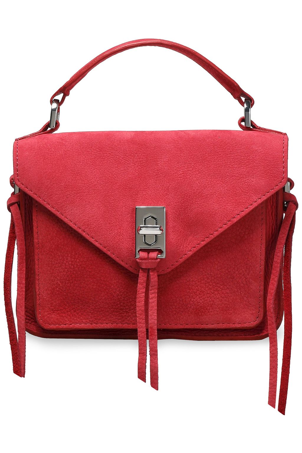 REBECCA MINKOFF Tasseled suede shoulder bag