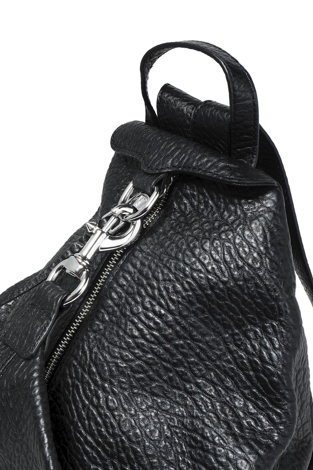 REBECCA MINKOFF Textured-leather backpack