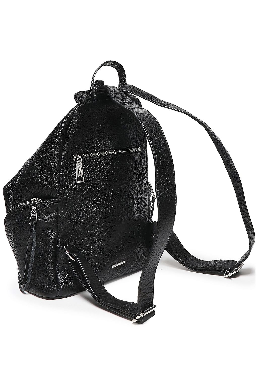 REBECCA MINKOFF Textured-leather backpack