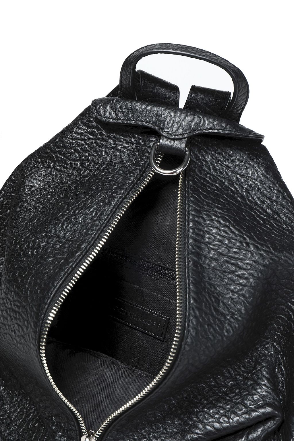 REBECCA MINKOFF Textured-leather backpack