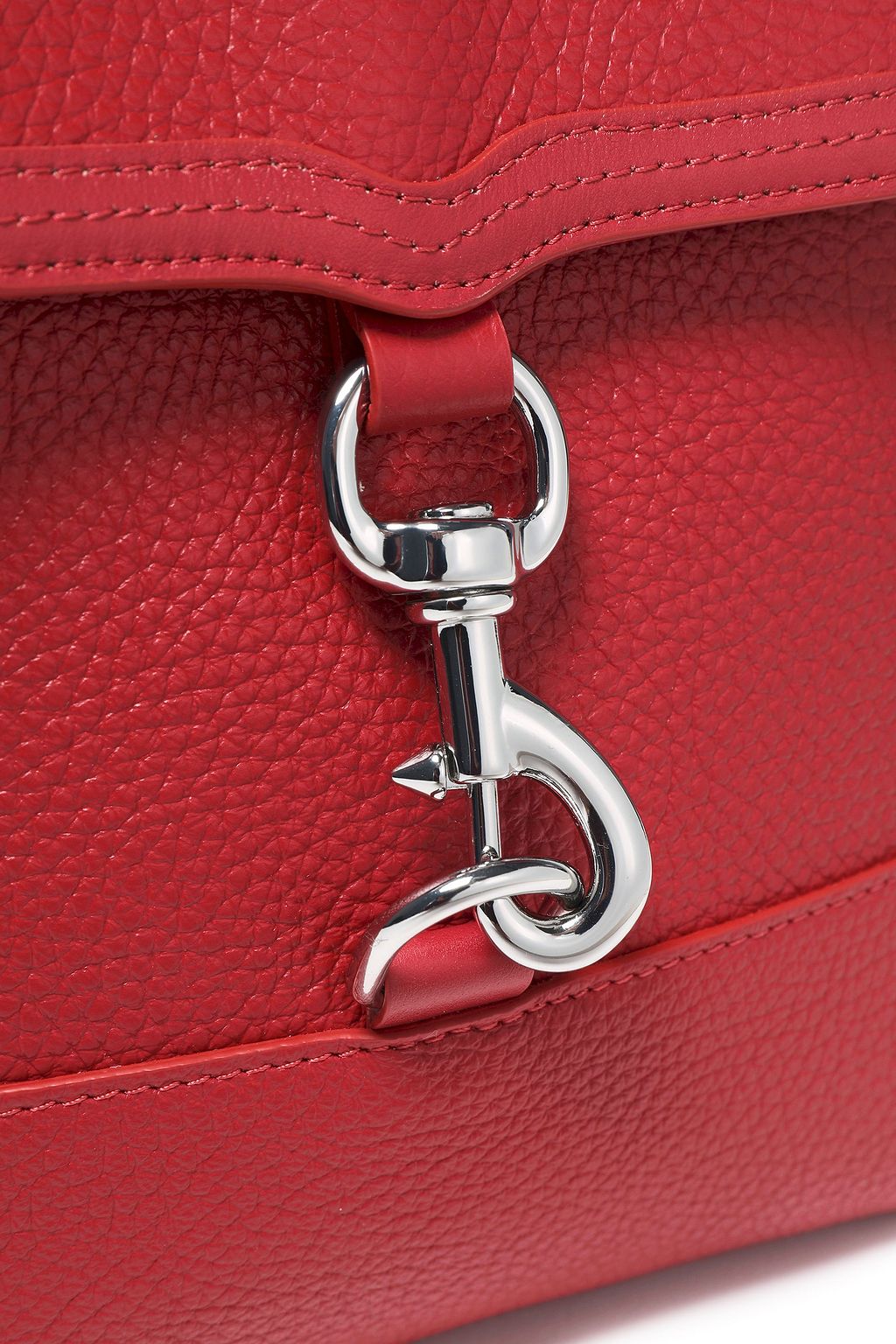 REBECCA MINKOFF Textured-leather backpack