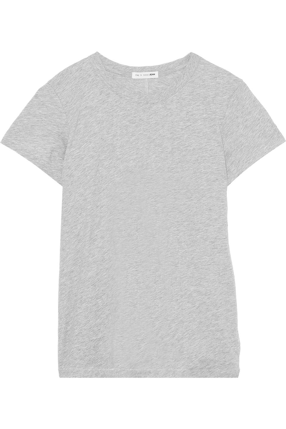 rag & bone - The Tee mélange Pima cotton-jersey T-shirt - Gray - M
