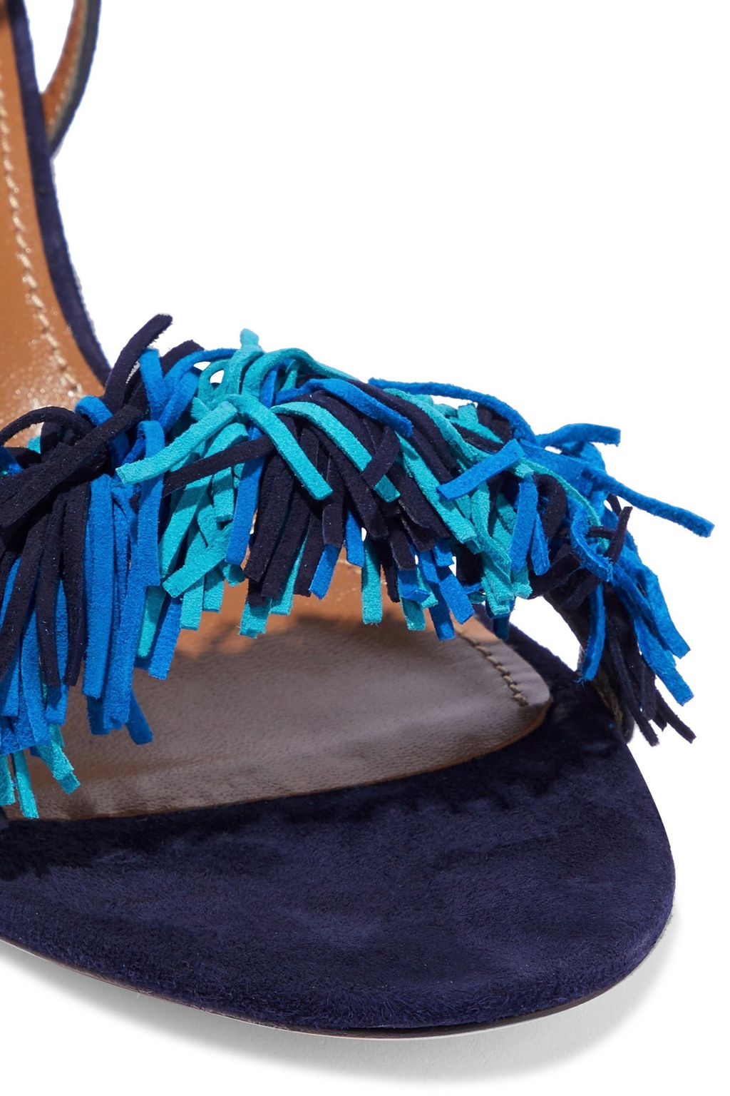 AQUAZZURA Wild Thing fringed suede sandals
