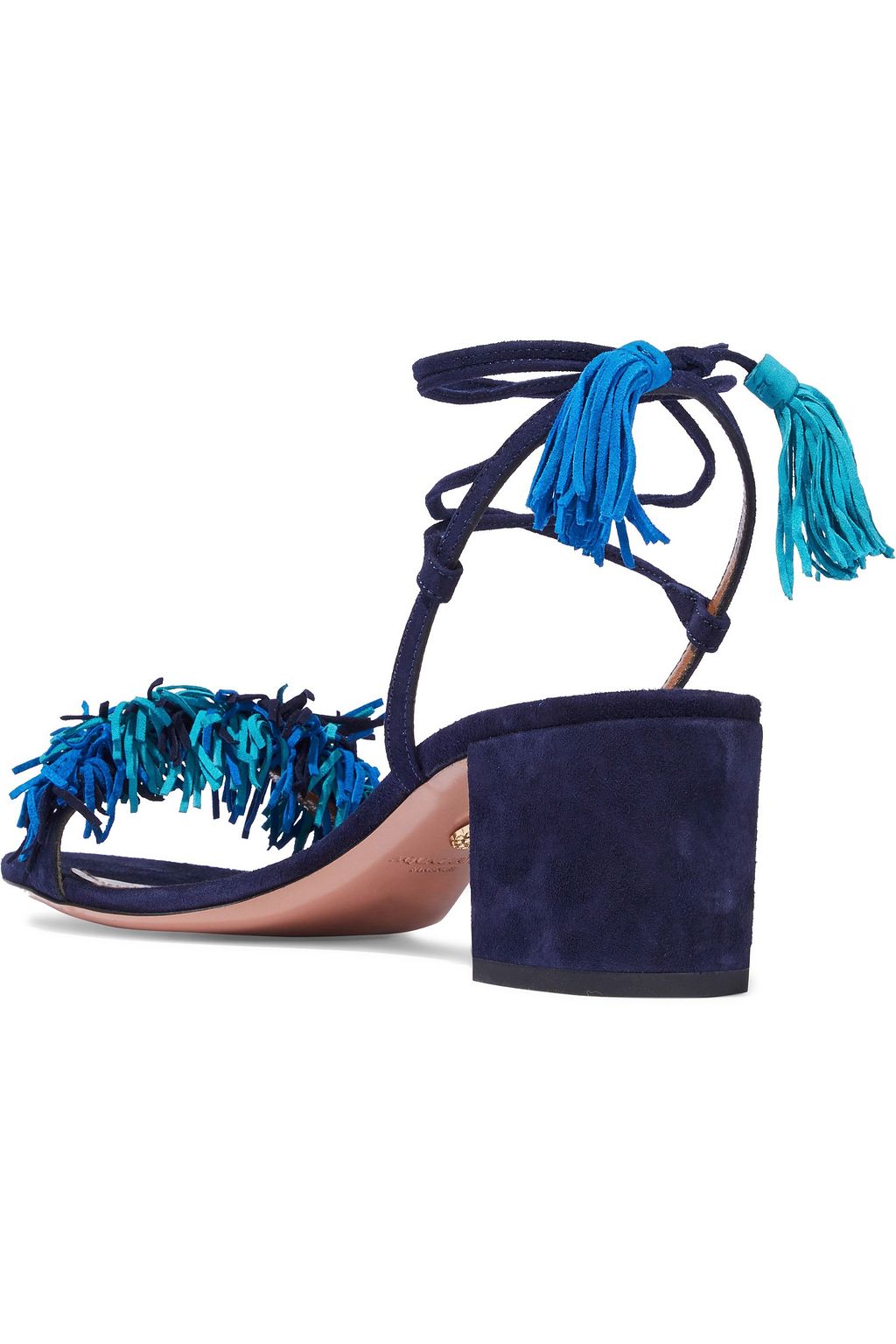 AQUAZZURA Wild Thing fringed suede sandals