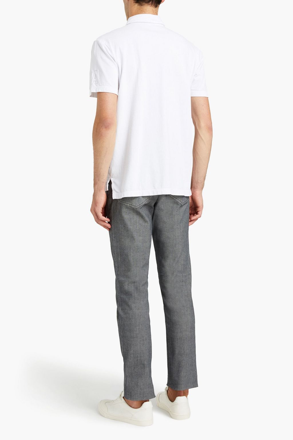 JAMES PERSE Supima cotton-jersey polo shirt