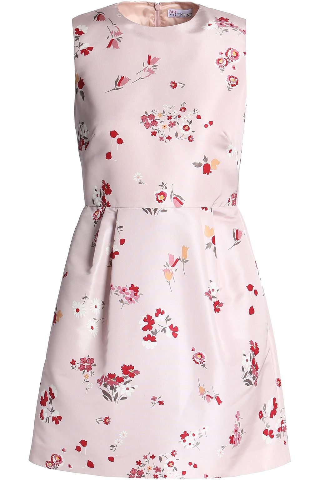 REDVALENTINO Floral-print faille mini dress | Sale up to 70% off