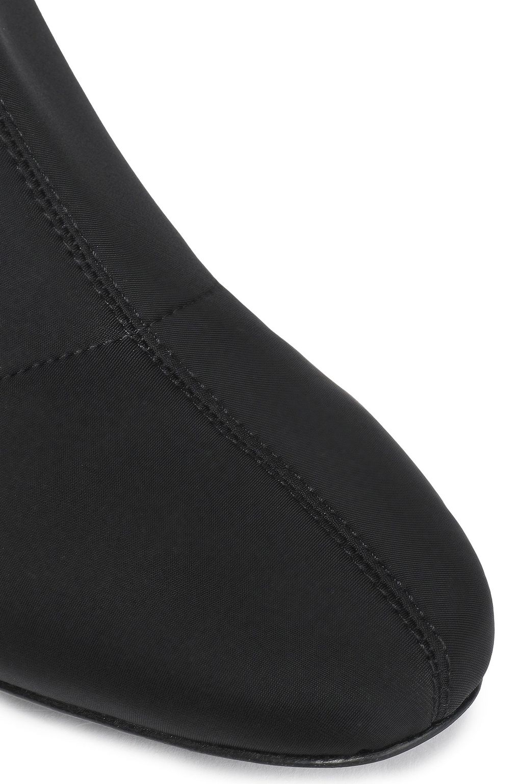 DONNA KARAN Embellished stretch-knit sock boots