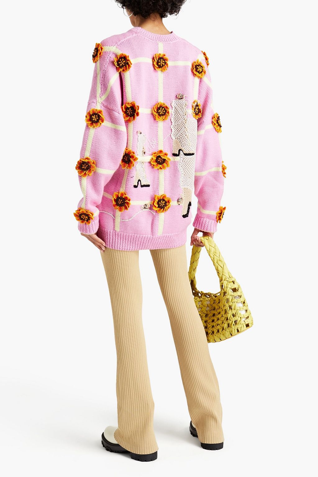 LOEWE Embellished wool cardigan