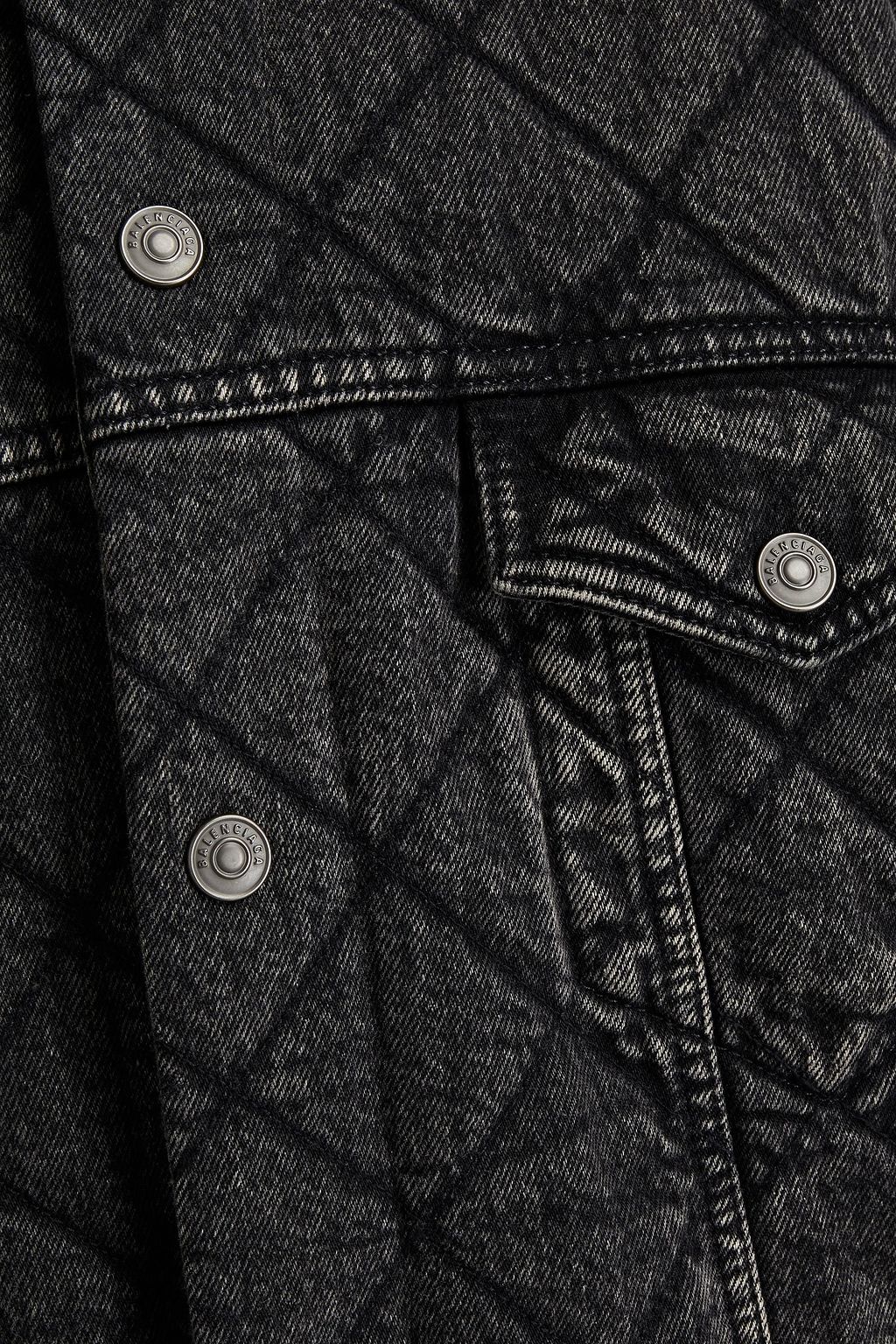 BALENCIAGA Quilted denim jacket