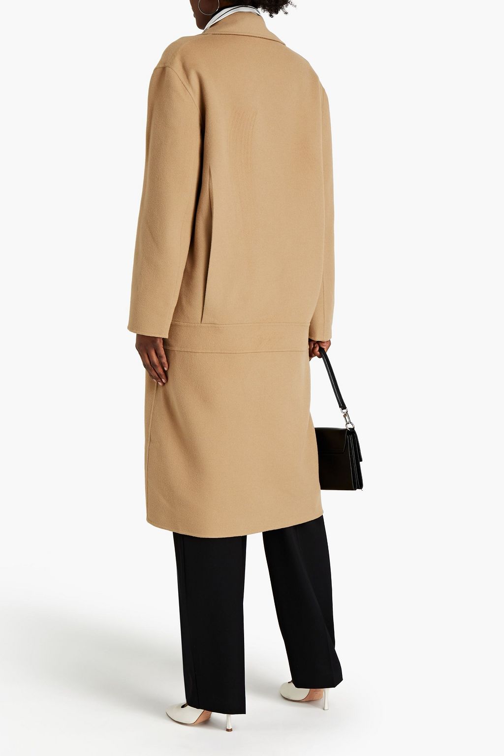 STELLA MCCARTNEY Double-breasted wool-felt coat