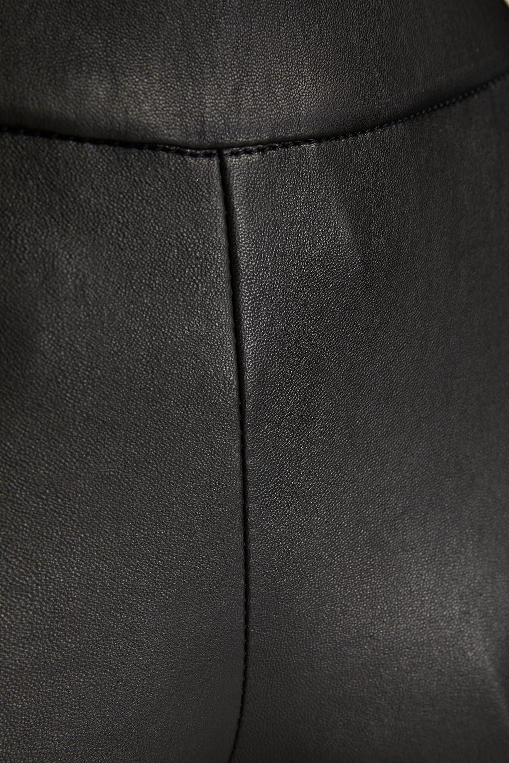 MCQUEEN Stretch-leather skinny pants