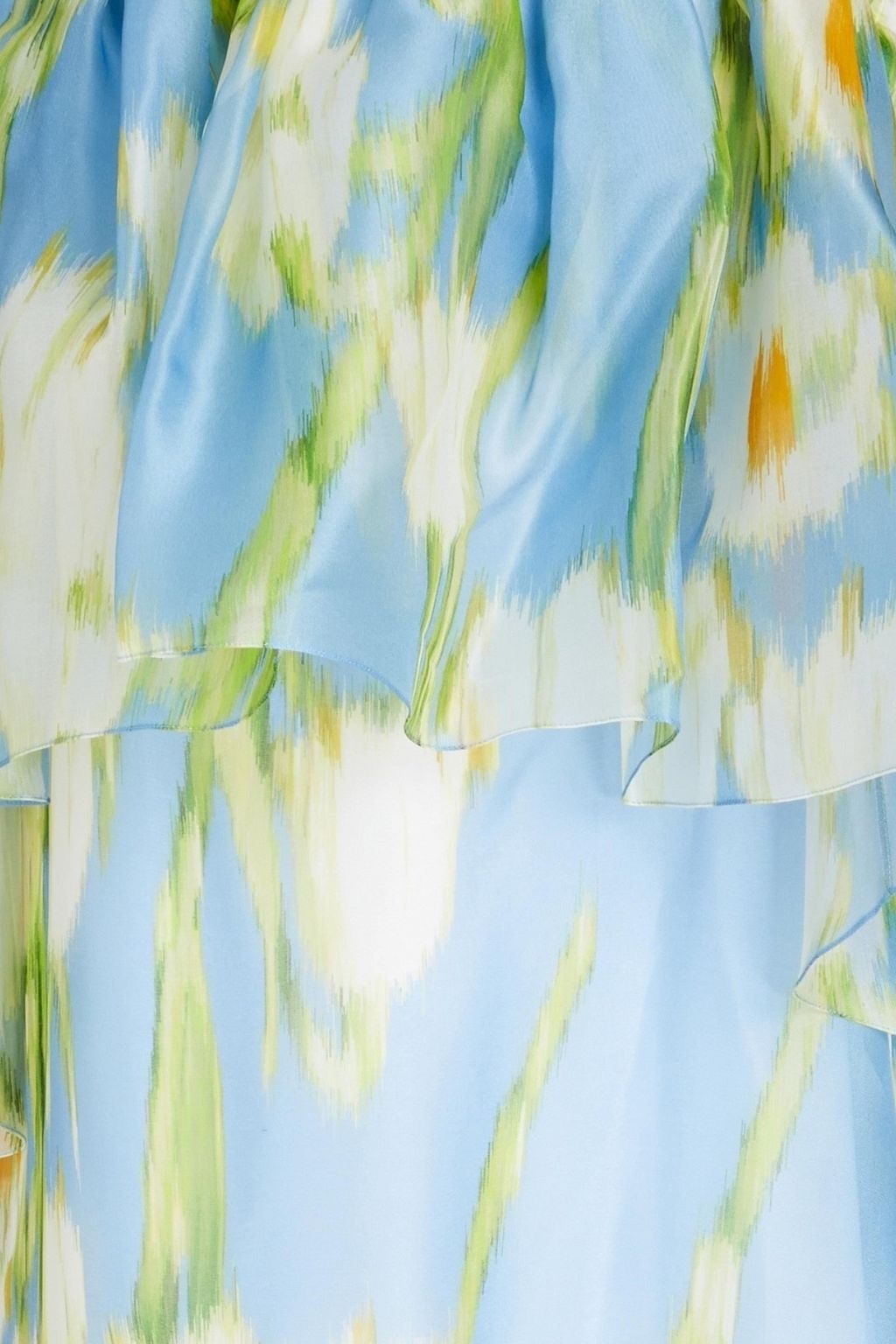 CAROLINA HERRERA Ruffled printed silk-organza dress