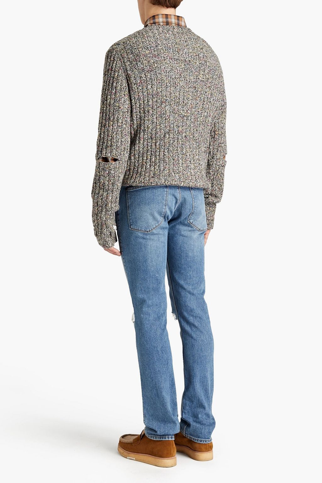 ACNE STUDIOS Max slim-fit distressed denim jeans