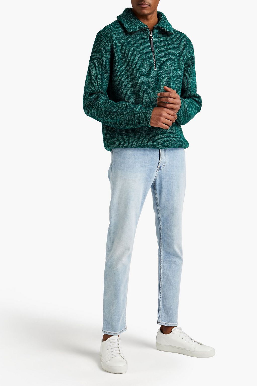 ACNE STUDIOS River skinny-fit faded denim jeans