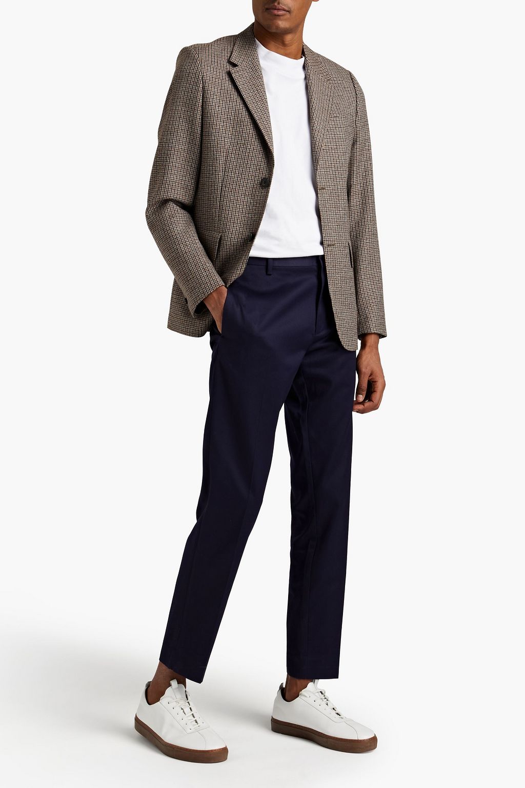 ACNE STUDIOS Cone tapered cotton-blend twill pants