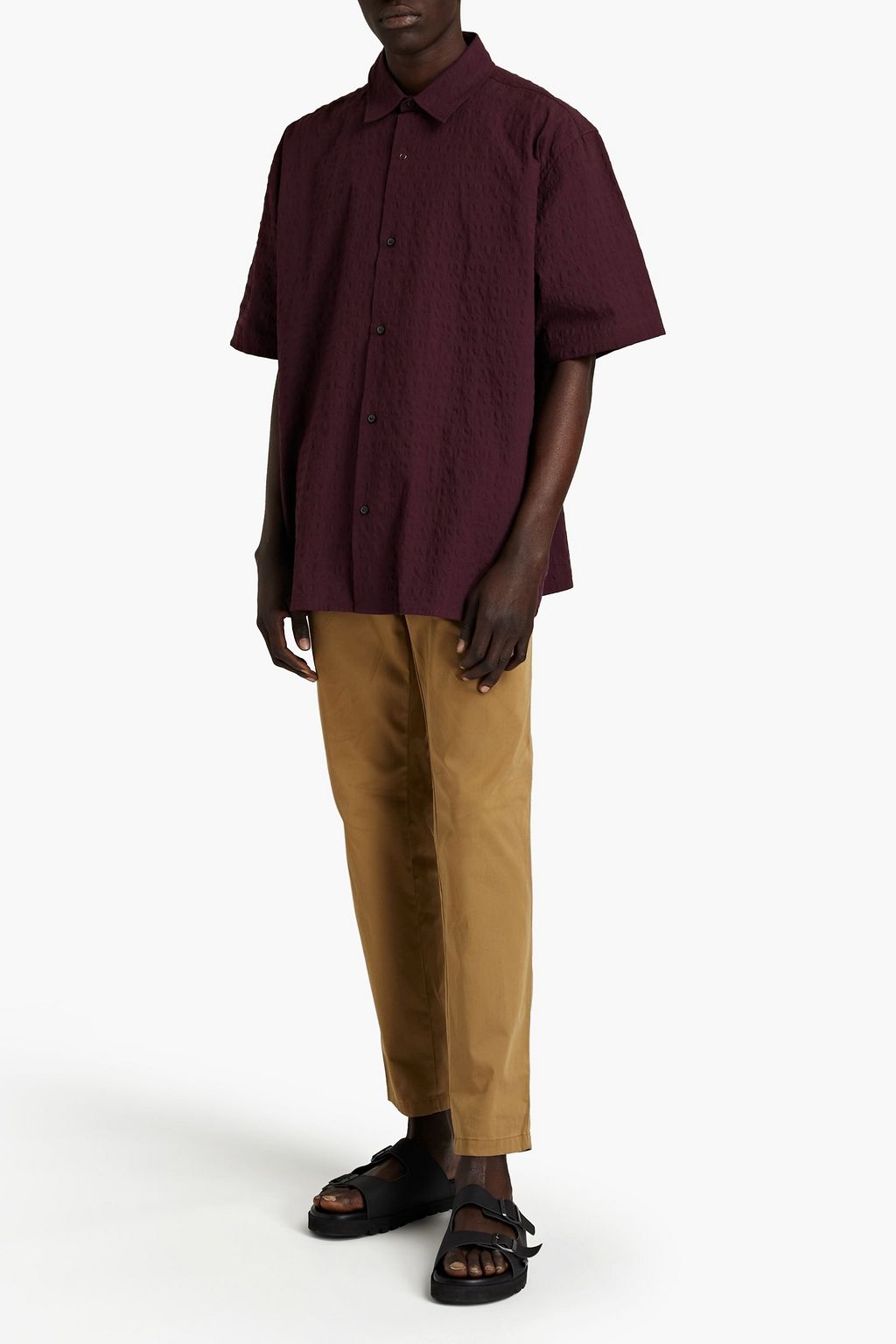 ACNE STUDIOS Stretch-cotton seersucker shirt