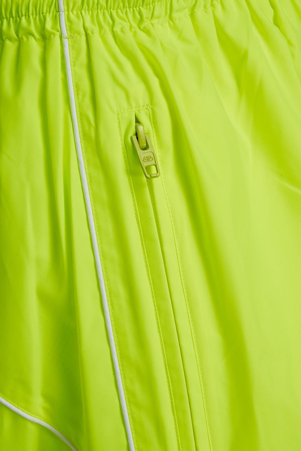 BALENCIAGA Neon shell track pants