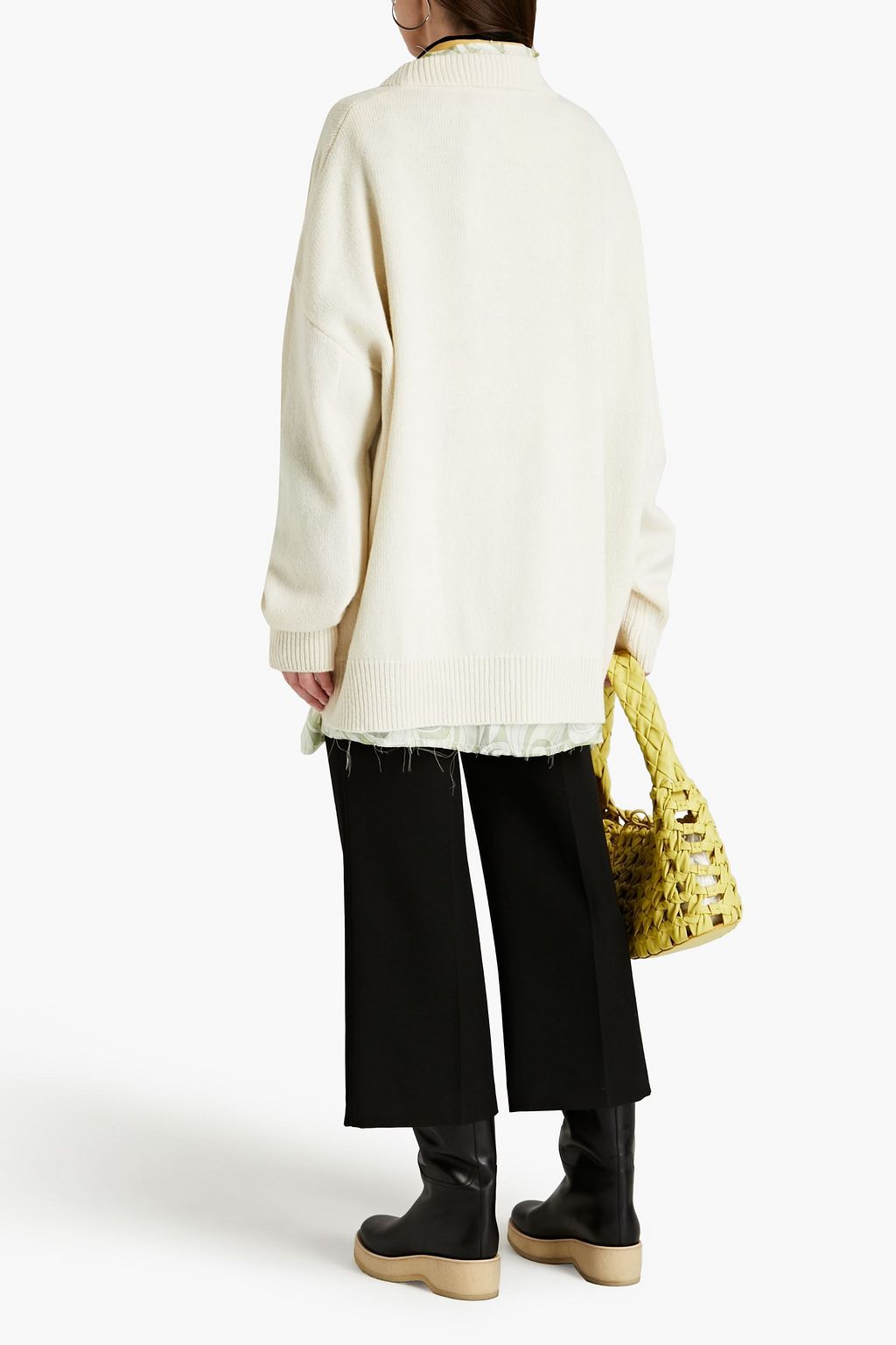 RAF SIMONS Merino wool cardigan