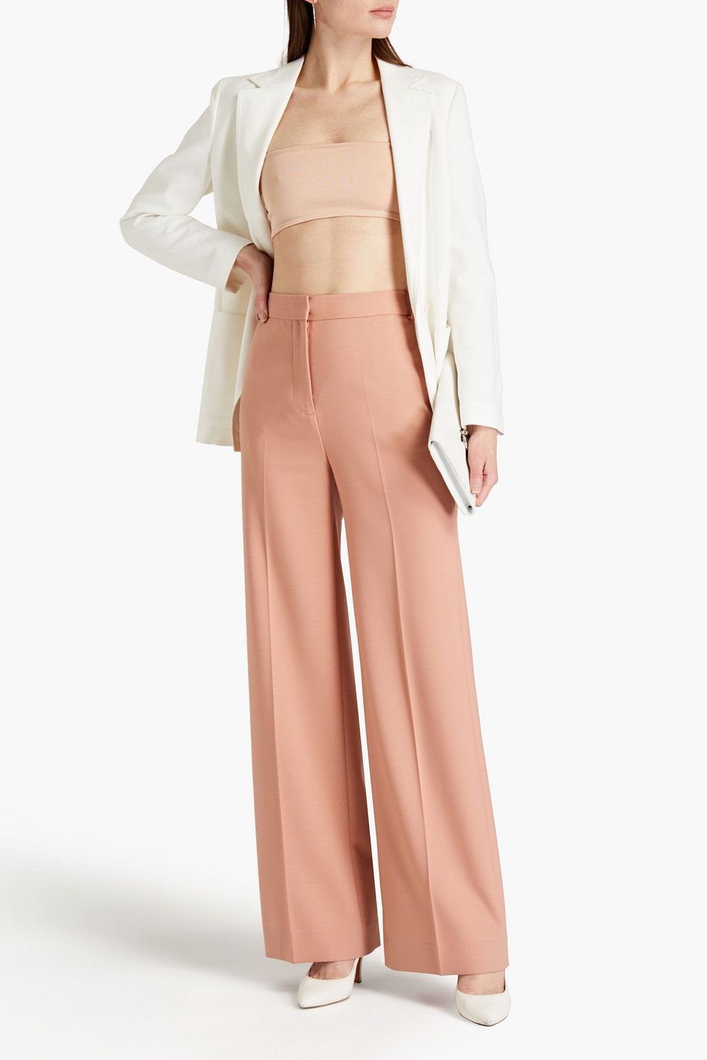 BALMAIN Ponte bandeau bra