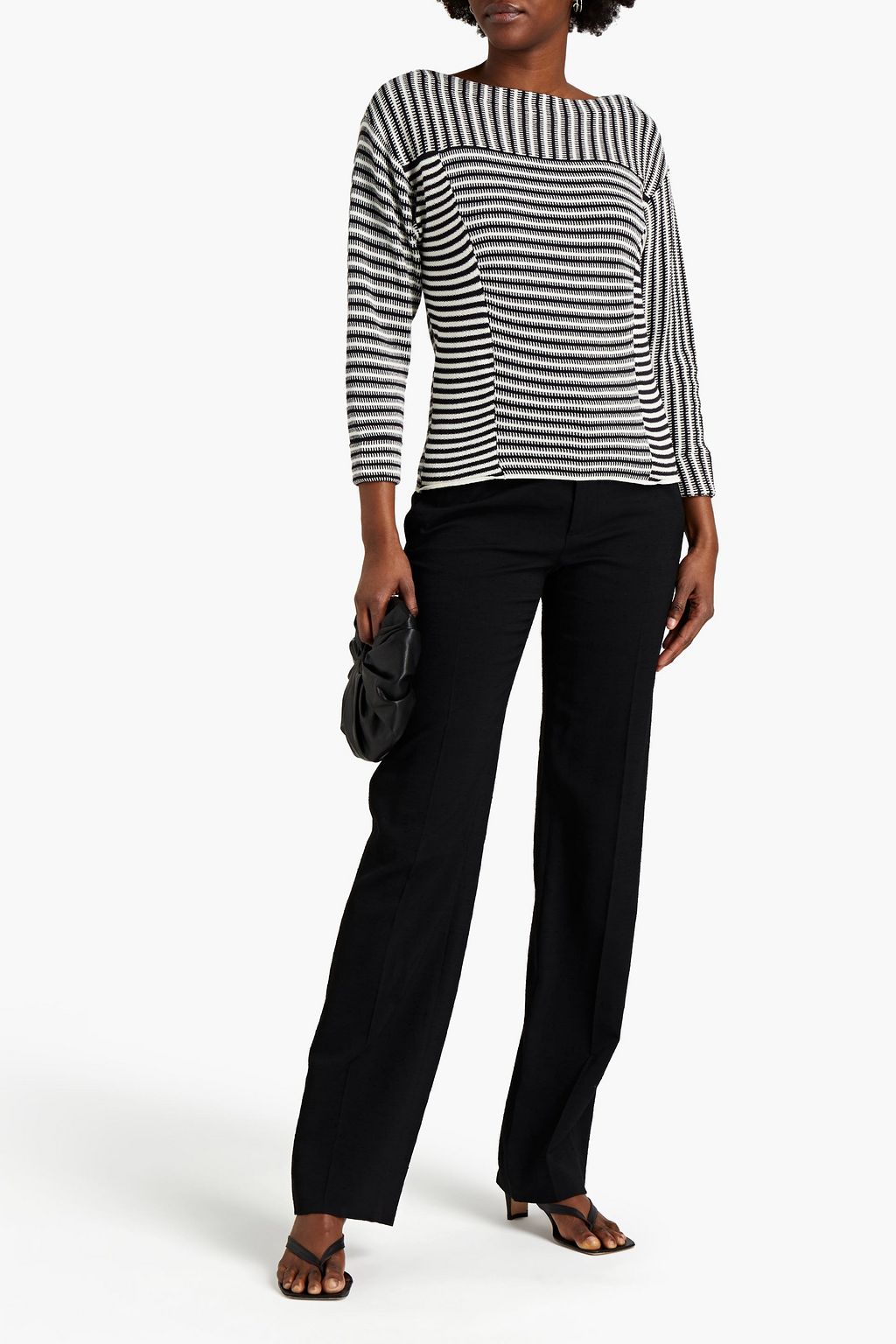CHLOÉ Striped cotton sweater