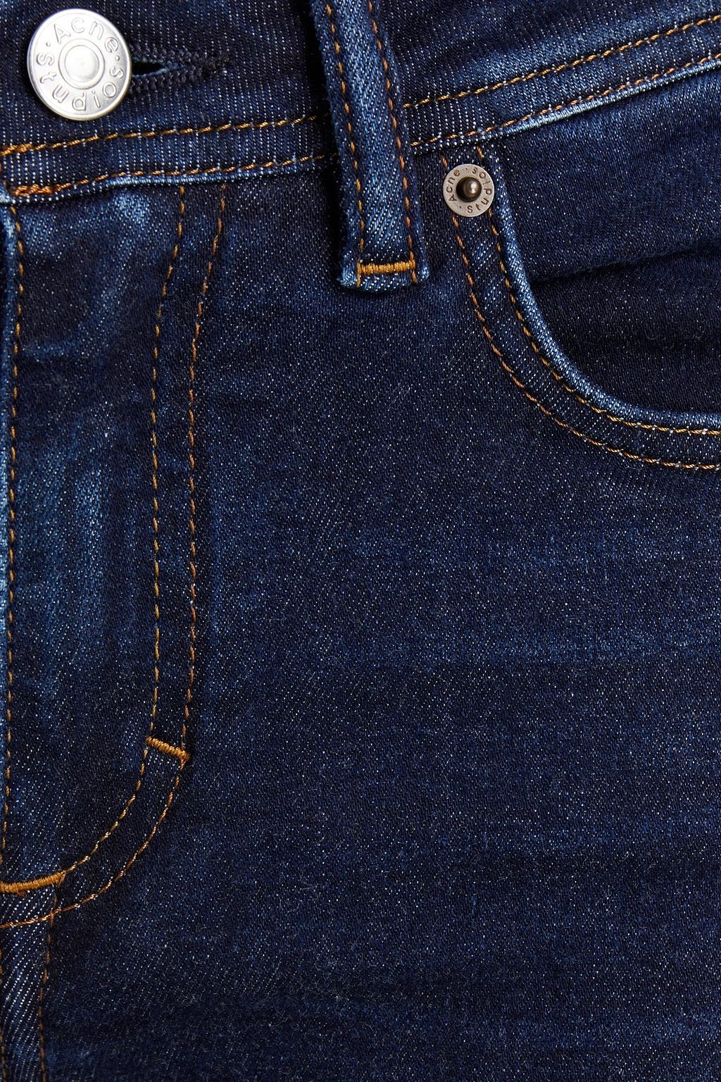 ACNE STUDIOS BLÅ KONST Faded mid-rise skinny jeans