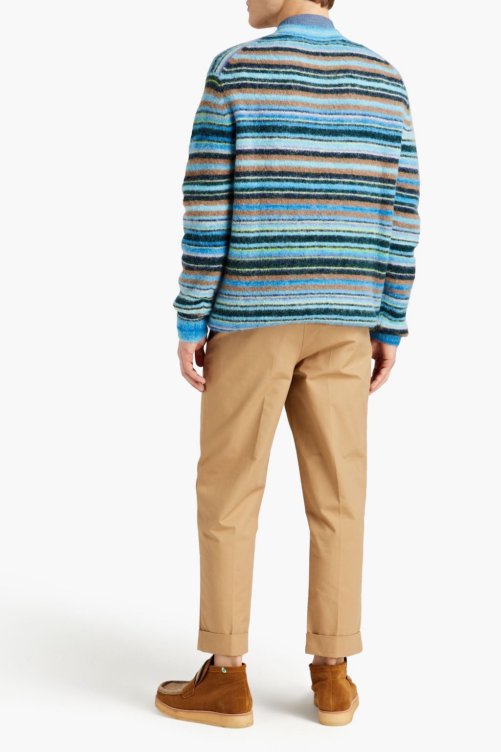 ACNE STUDIOS Tapered pleated cotton-twill chinos