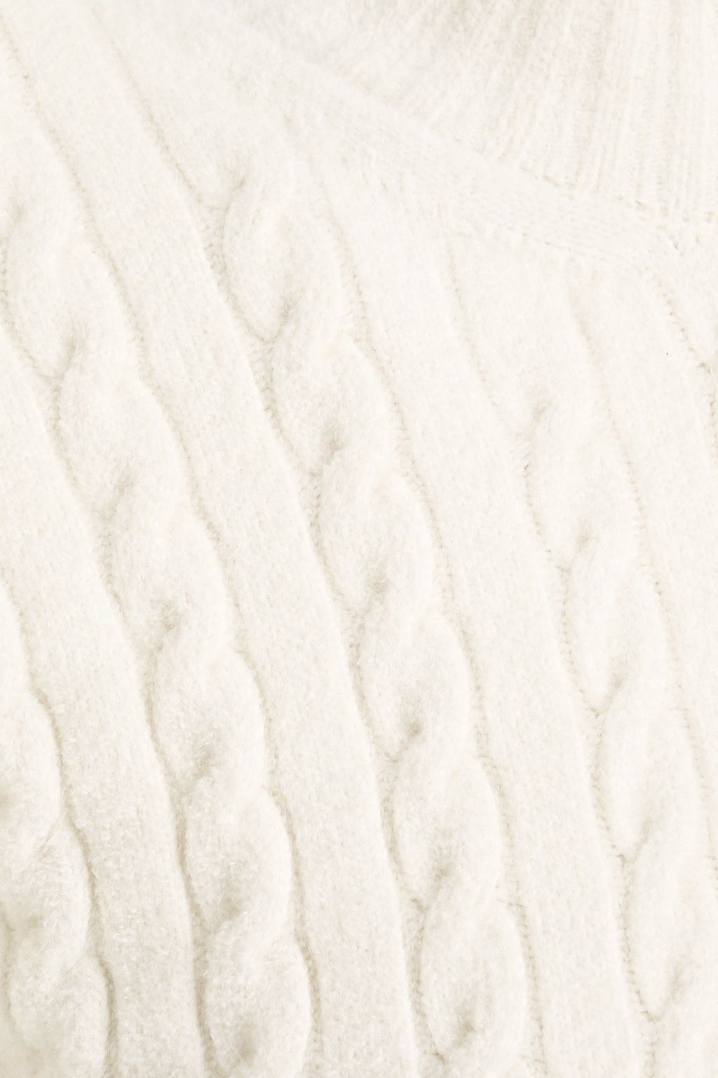 BALENCIAGA Cable-knit turtleneck sweater
