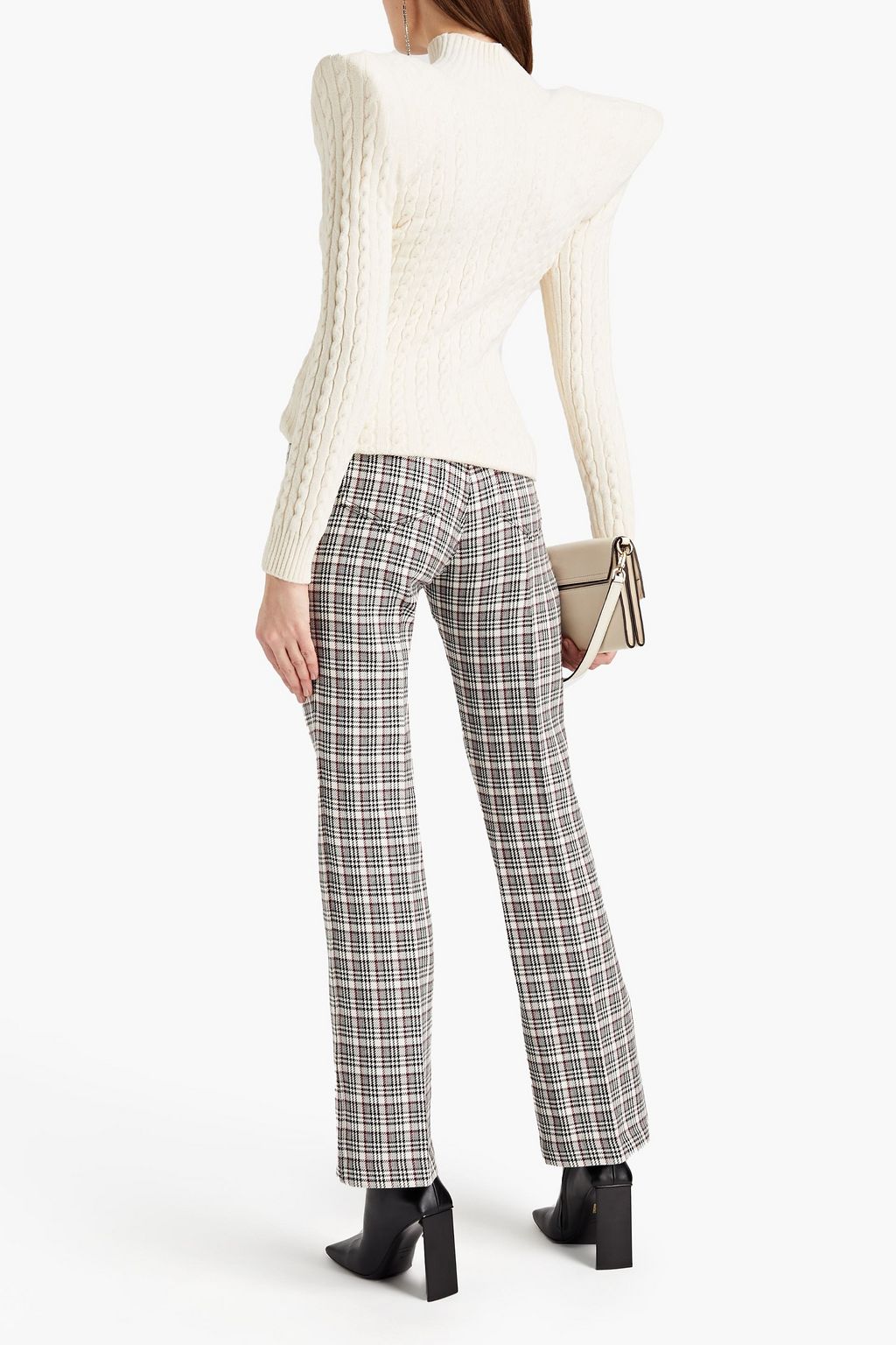 BALENCIAGA Cable-knit turtleneck sweater