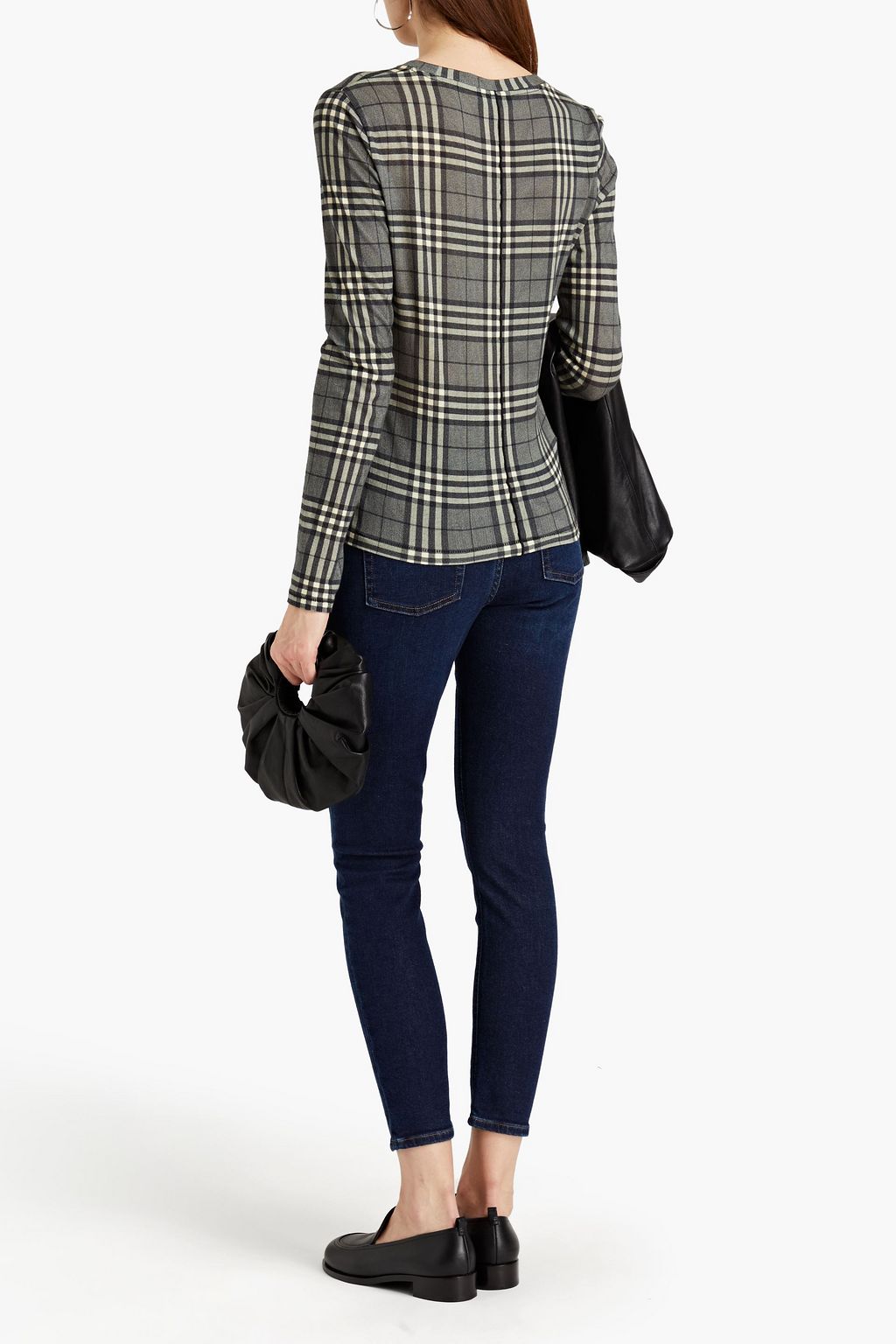 ACNE STUDIOS BLÅ KONST Cropped faded mid-rise skinny jeans
