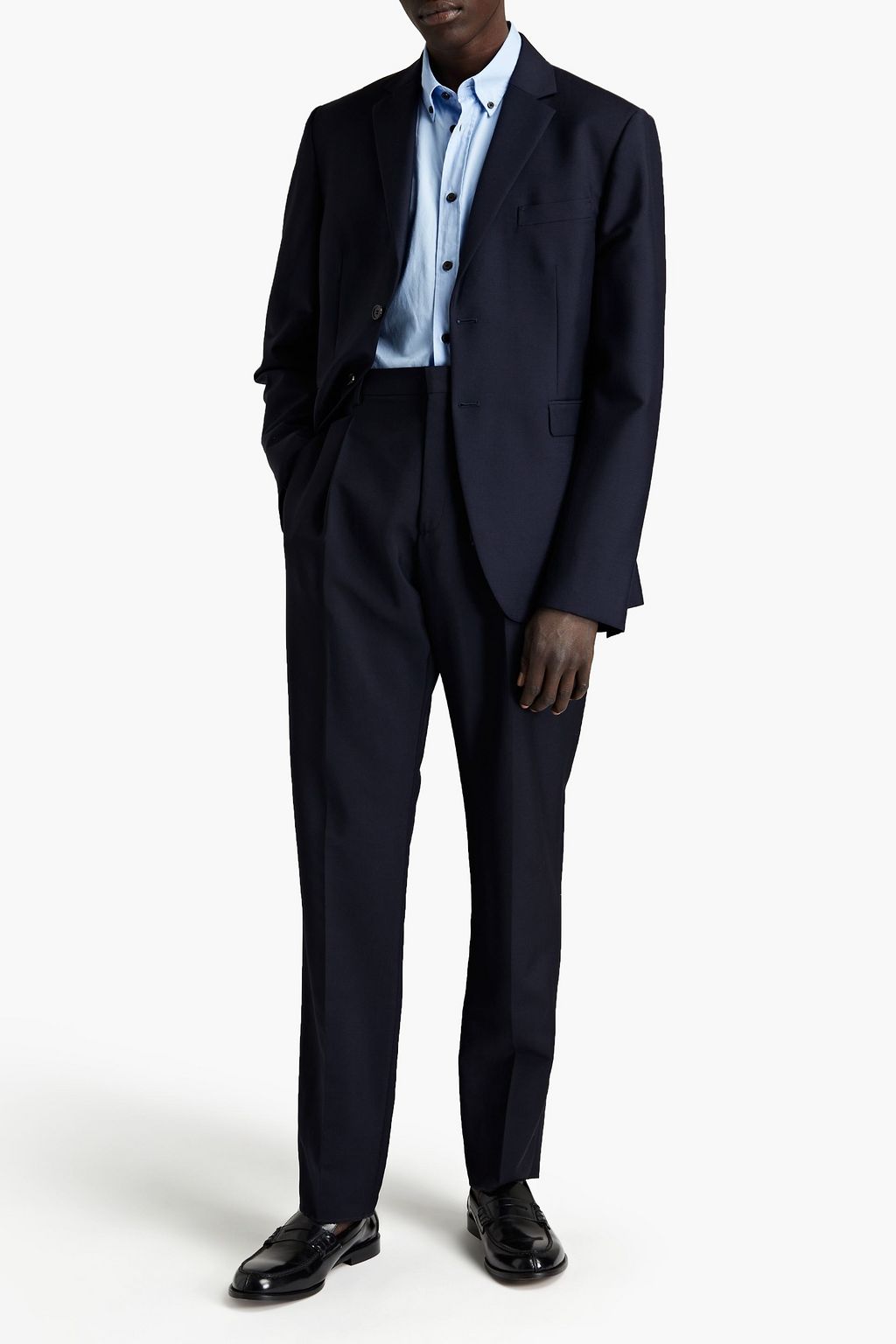 ACNE STUDIOS Tapered wool and mohair-blend pants