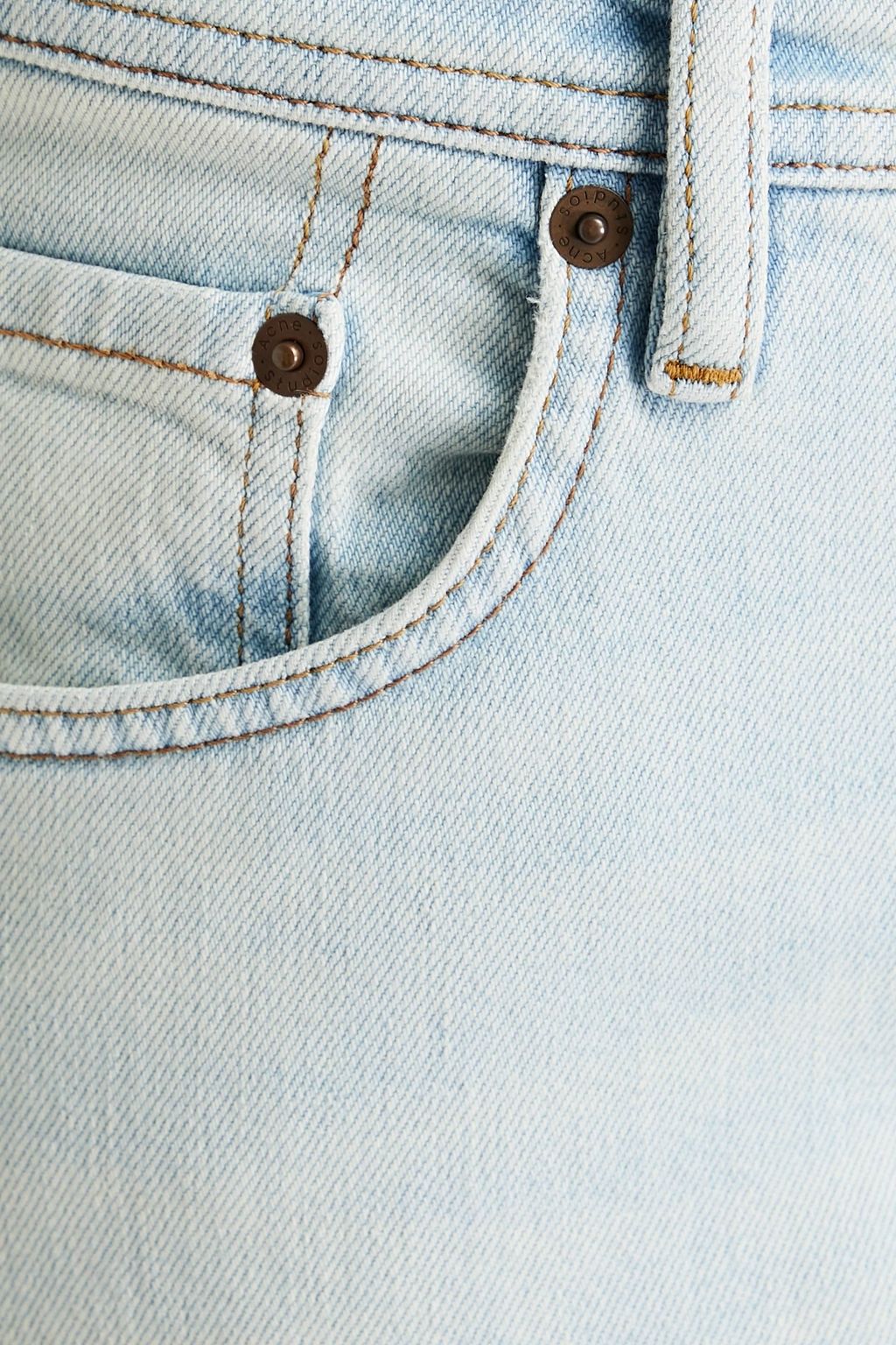 ACNE STUDIOS بنطلون جينز «ماكس» بقصّة ضيّقة بلون باهت