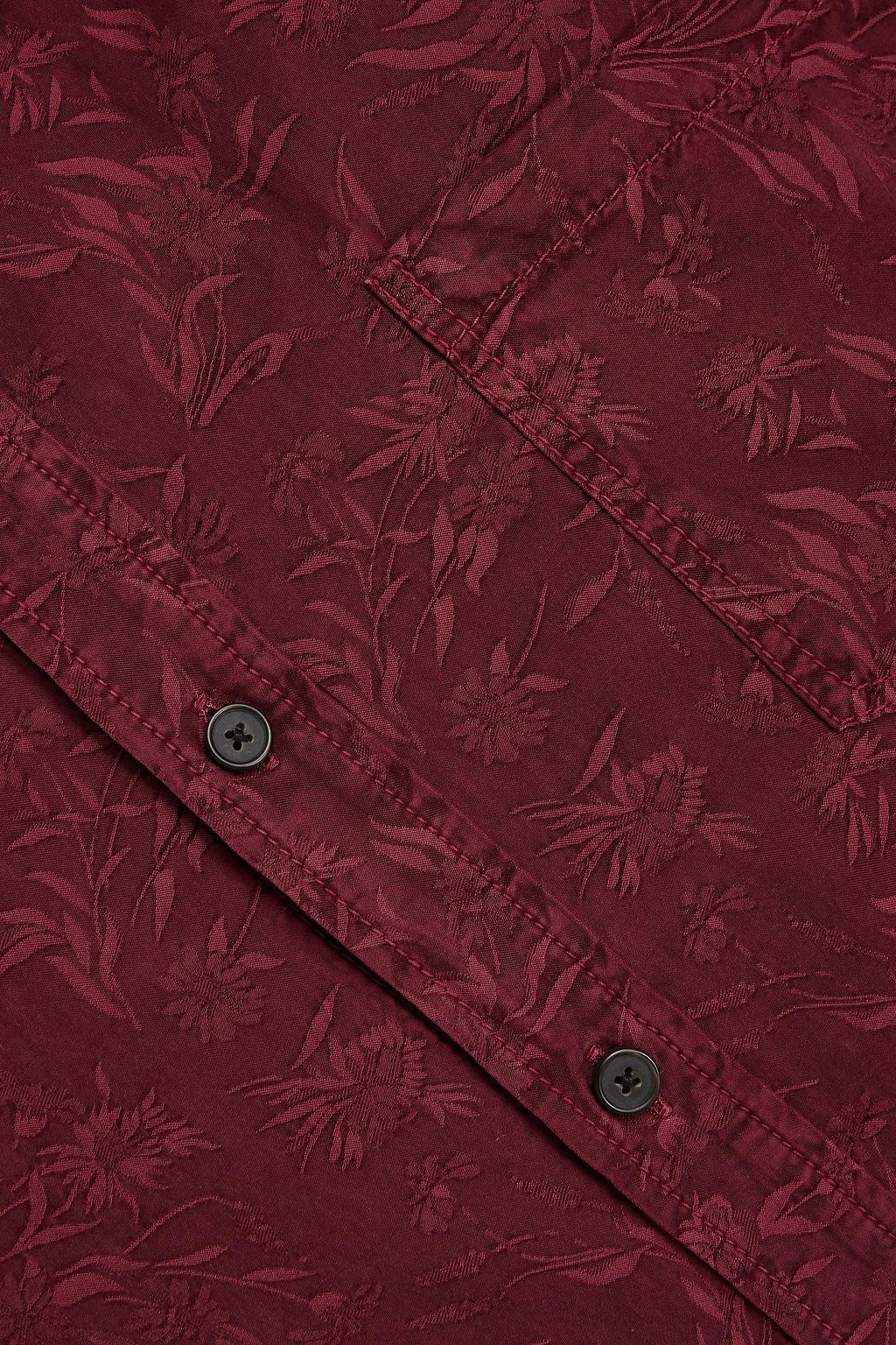 ACNE STUDIOS Hemd aus floralem Jacquard aus einer Baumwoll-Cupromischung
