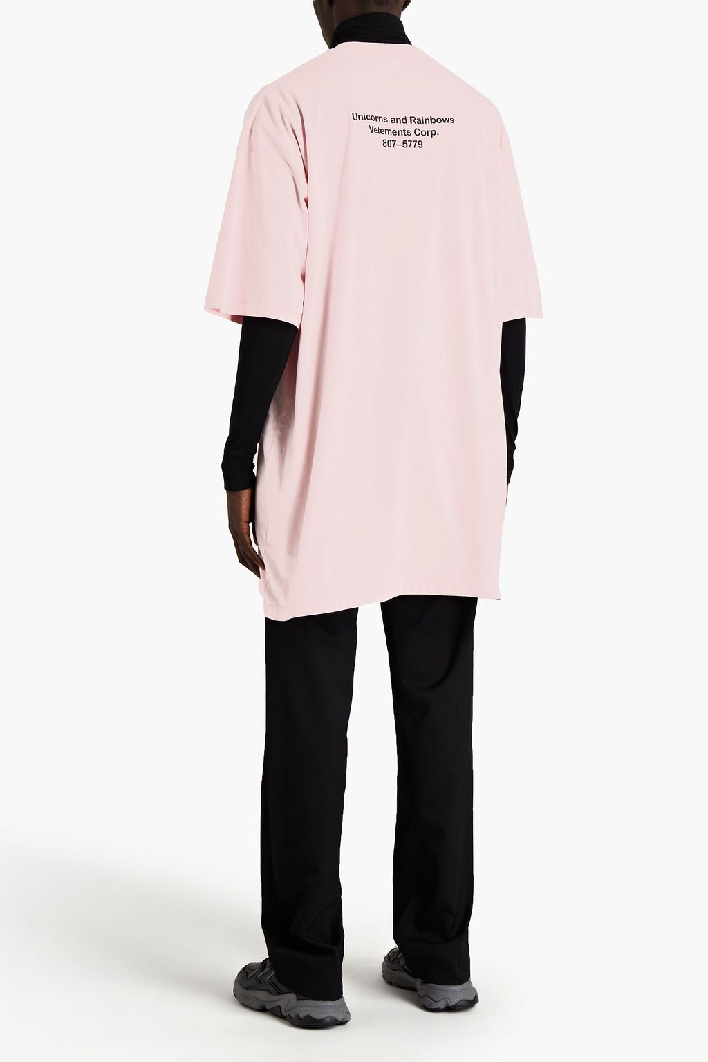 VETEMENTS Printed cotton-jersey T-shirt