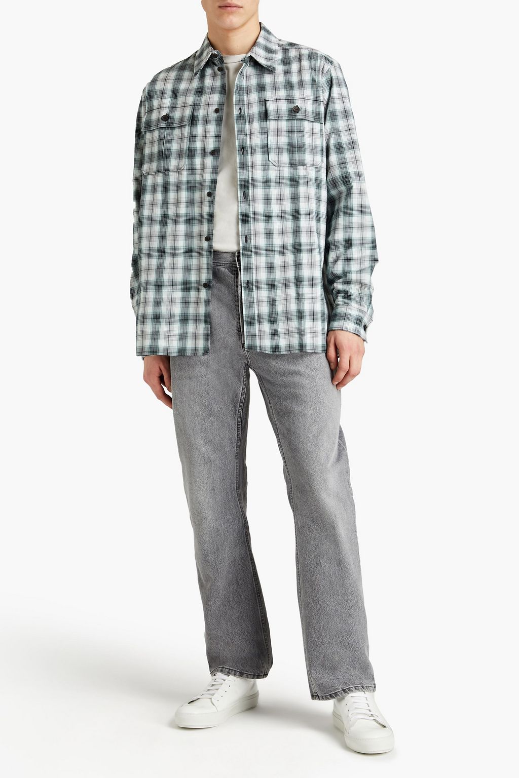 ACNE STUDIOS Checked flannel shirt