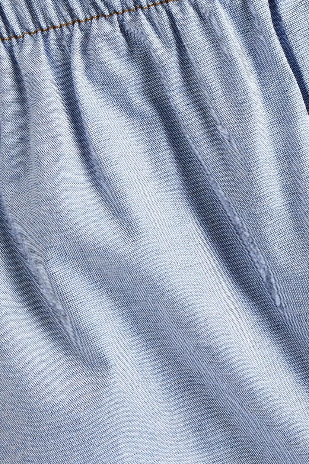ACNE STUDIOS Cotton-chambray boxer shorts