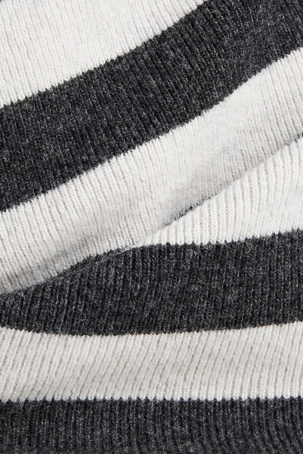 KENZO X KANSAI YAMAMOTO Striped wool-blend mini skirt