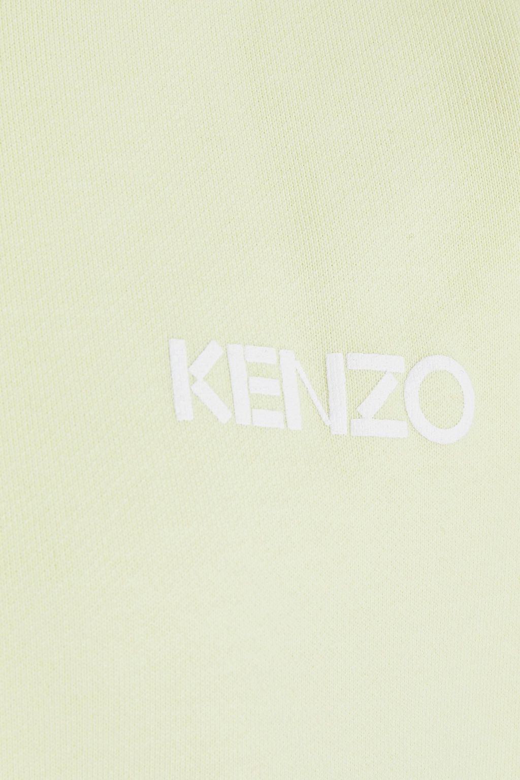 KENZO Printed French cotton-terry hoodie