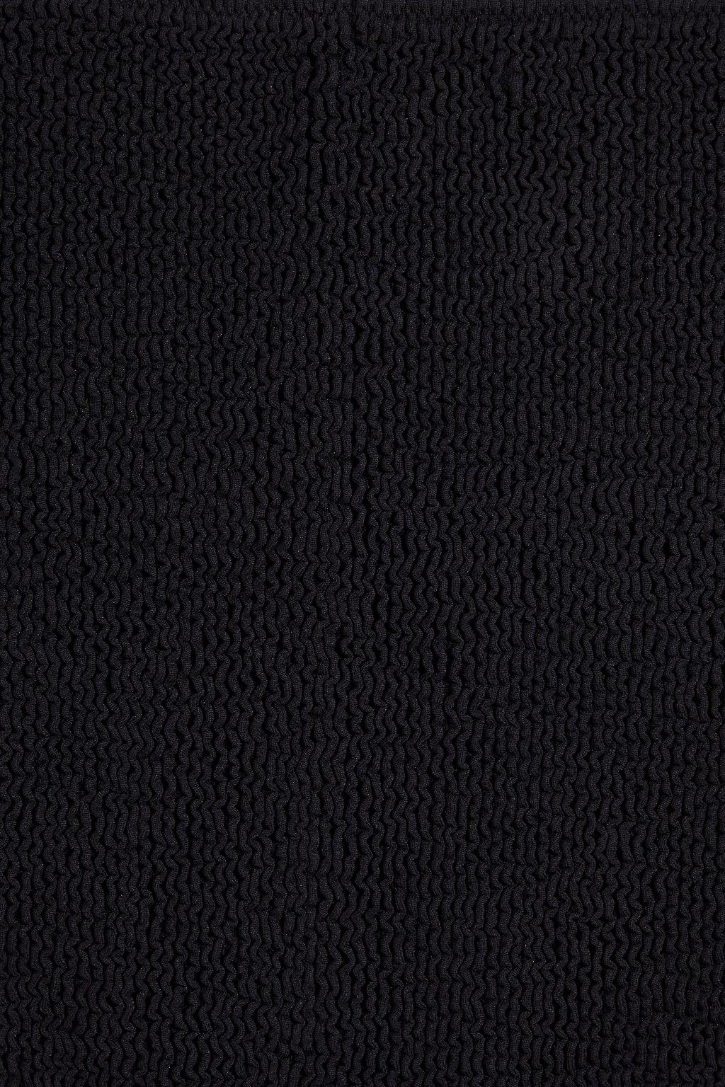 BOTTEGA VENETA One-shoulder seersucker bikini