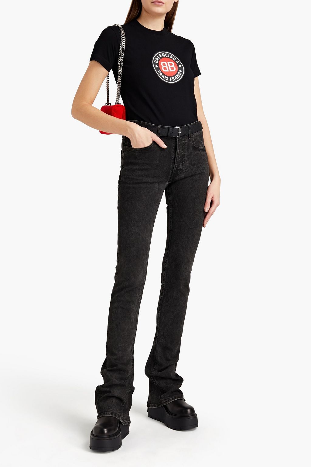 BALENCIAGA High-rise bootcut jeans