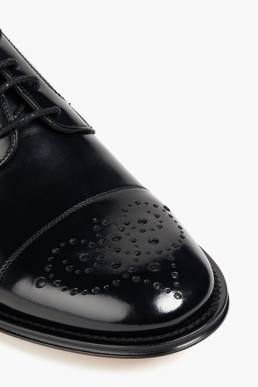 DOLCE&GABBANA Brogues aus perforiertem Leder
