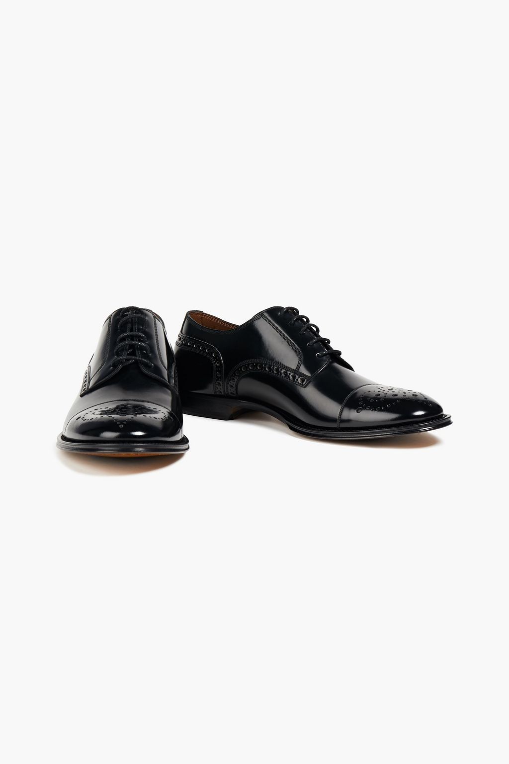 DOLCE&GABBANA Brogues aus perforiertem Leder