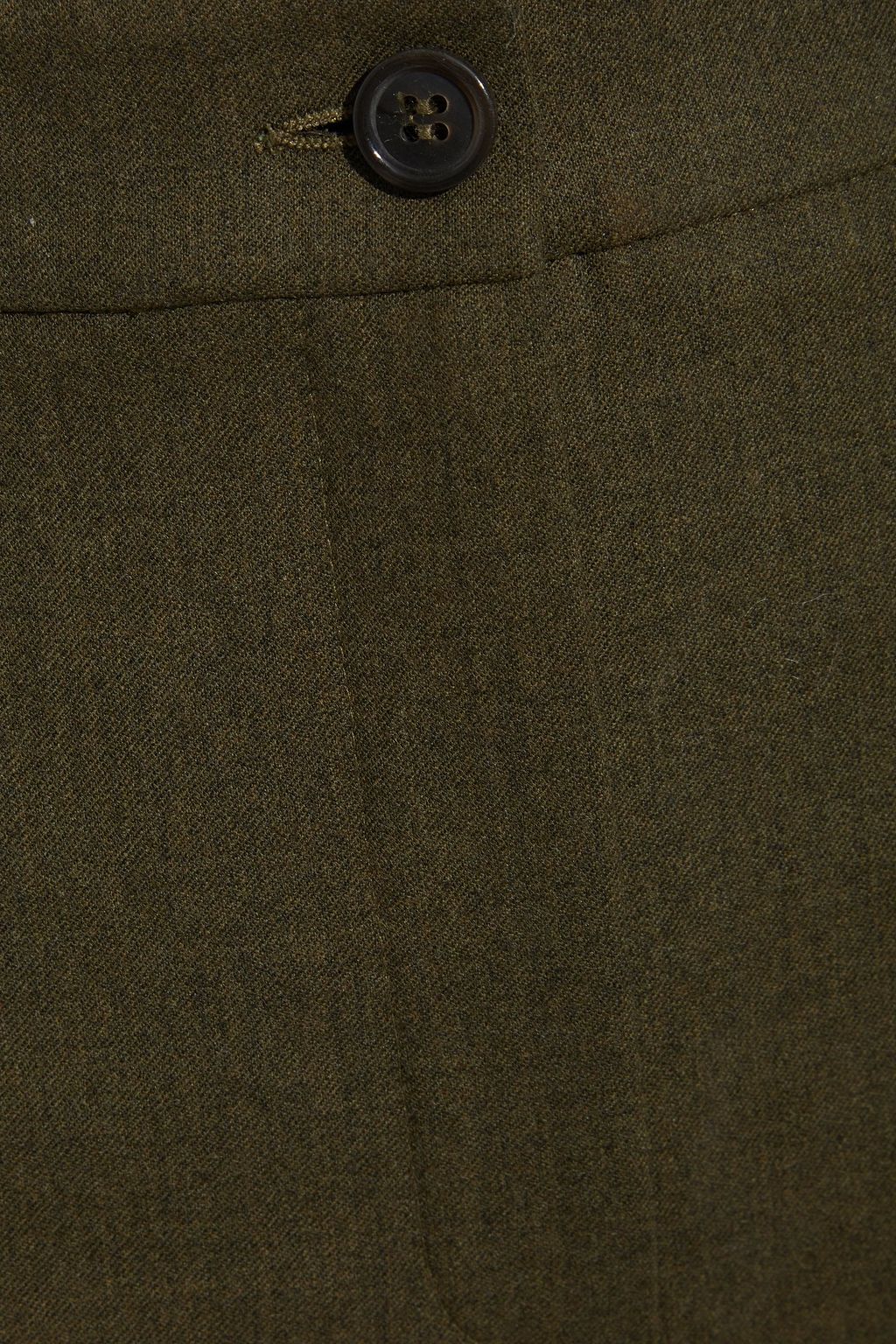 MICHAEL KORS COLLECTION Samantha cropped wool-blend twill slim-leg pants