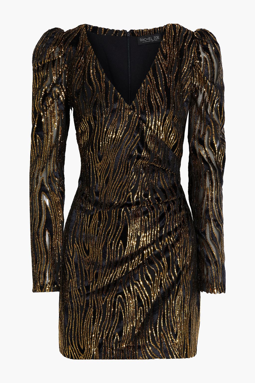 rachel zoe metallic dress