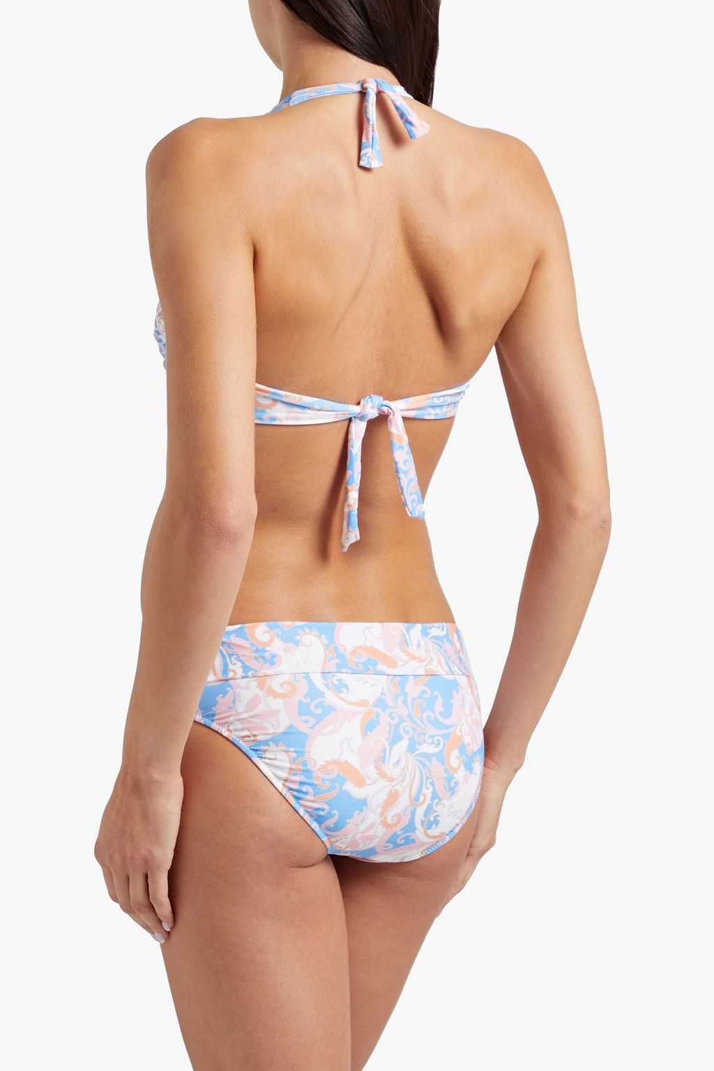 MELISSA ODABASH Brussels printed mid-rise bikini briefs