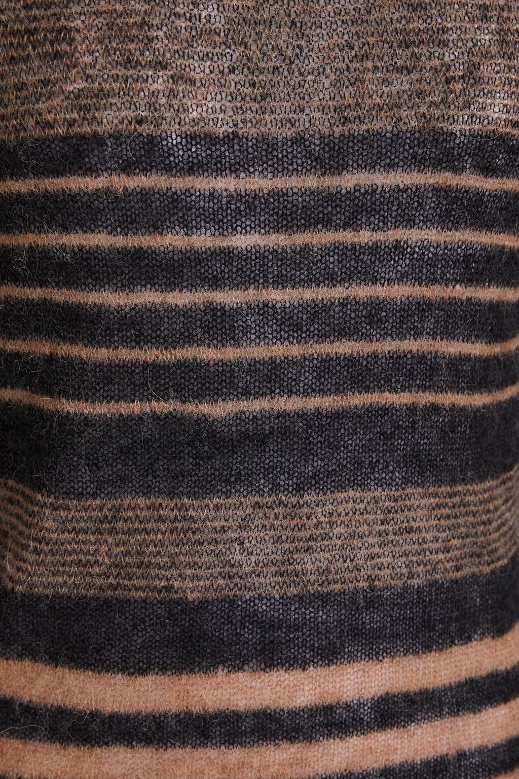 ACNE STUDIOS Brushed striped open-knit sweater