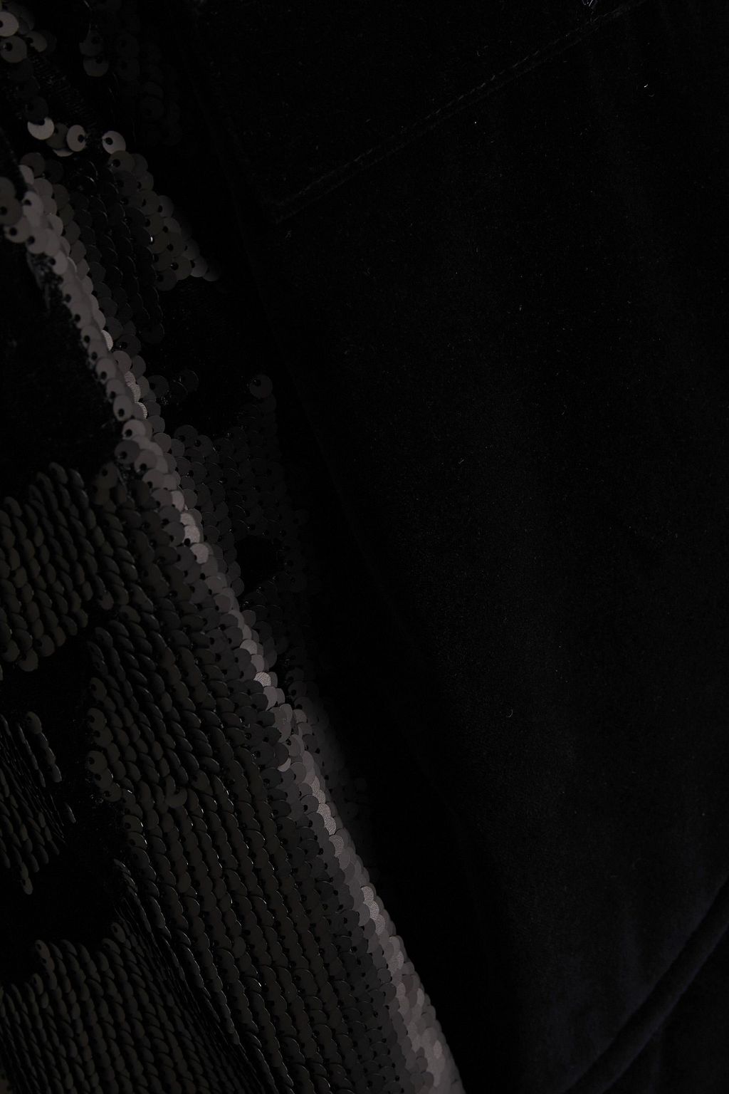 MR & MRS ITALY Jazzy embellished cotton-velvet hooded parka