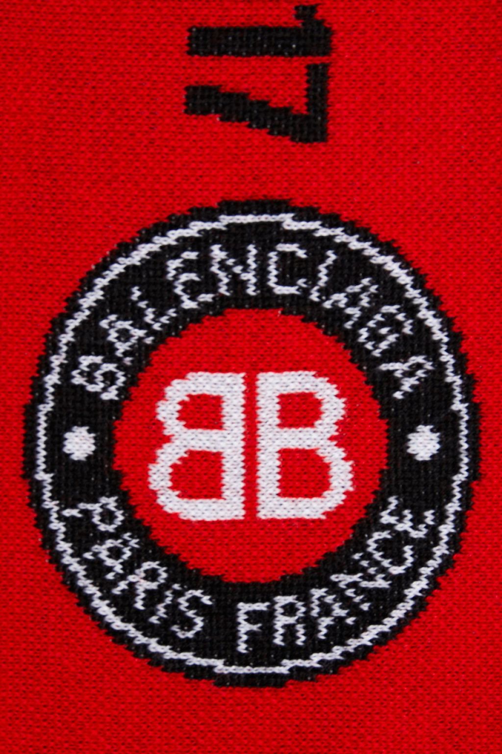 BALENCIAGA Jacquard-knit scarf