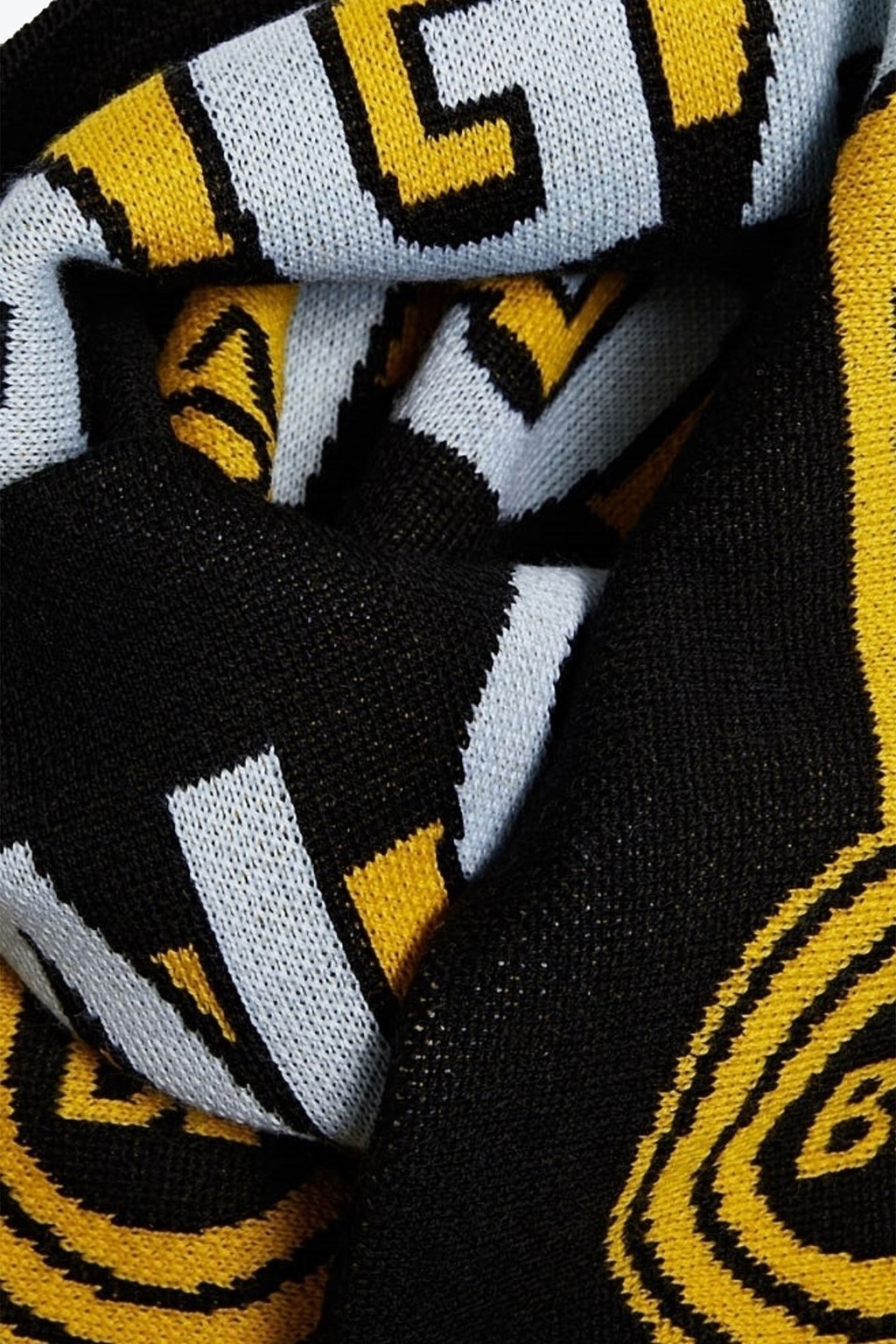 BALENCIAGA Jacquard-knit scarf