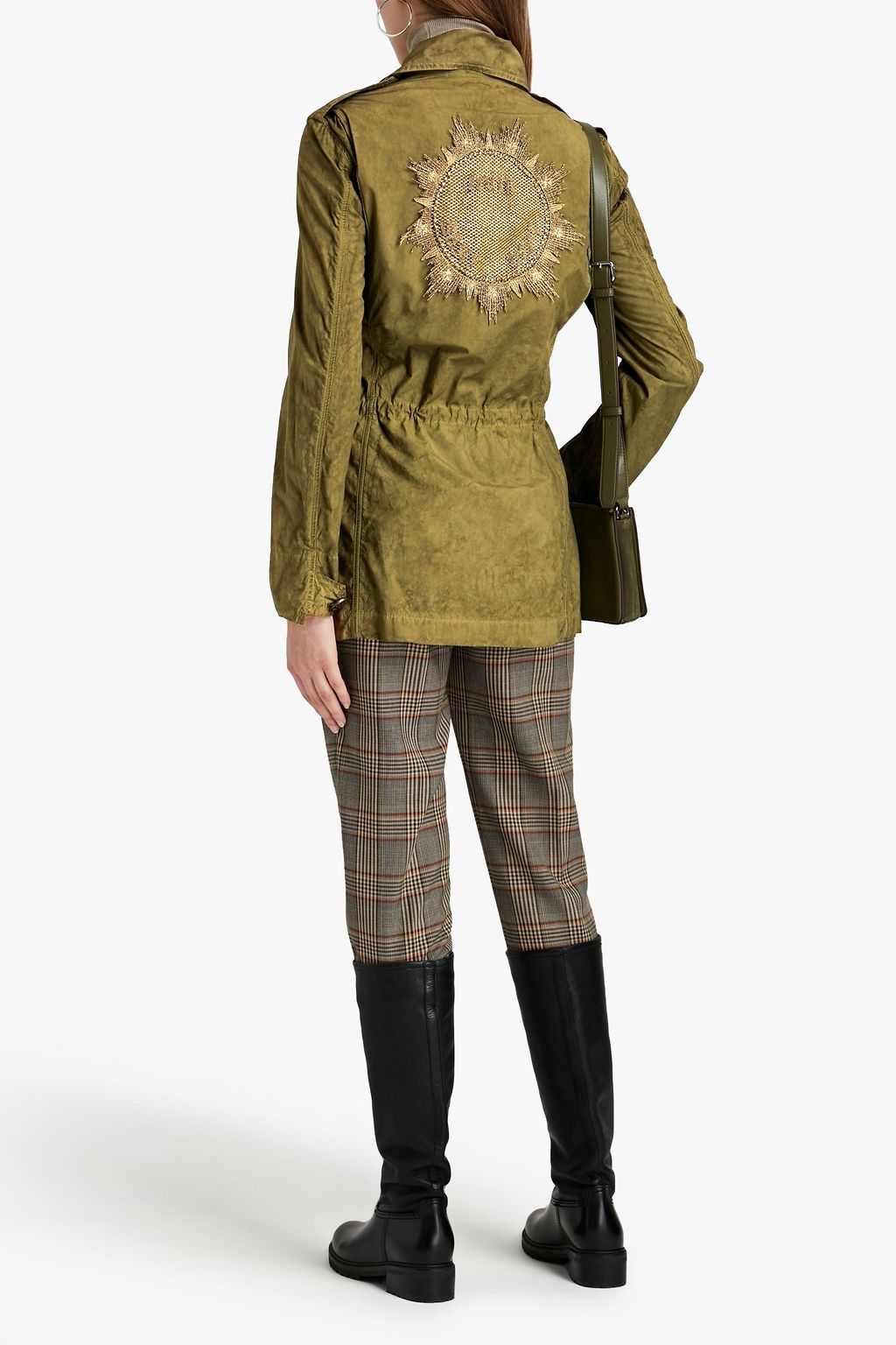 MR & MRS ITALY Parachute embroidered cotton-poplin jacket